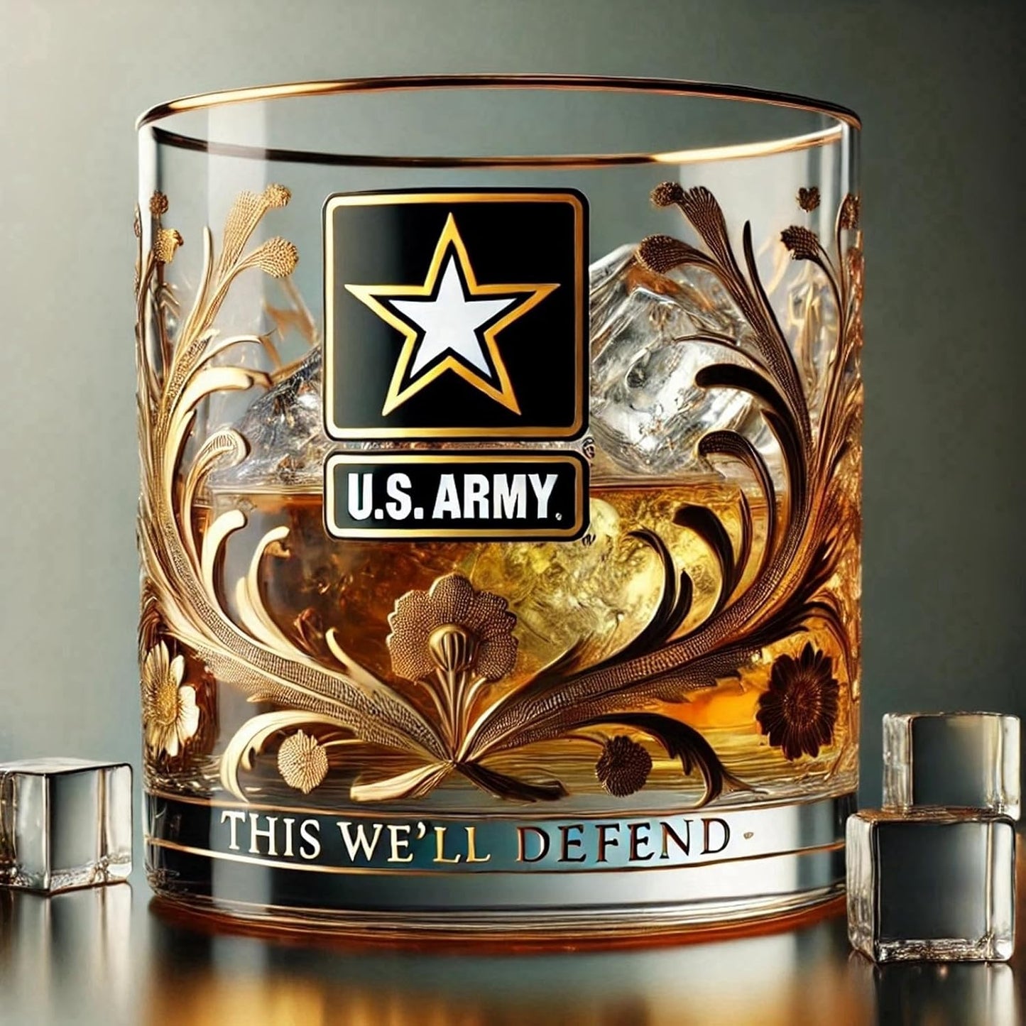 Glosrity Graddi Veteran Tribute Glass