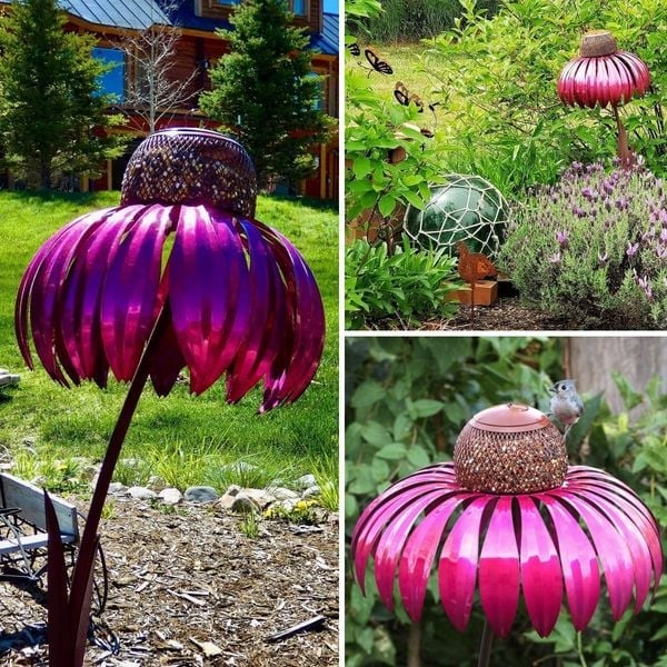 Glosrity Outdoor Flower Bird Feeder 🌹Spring Decoration💖