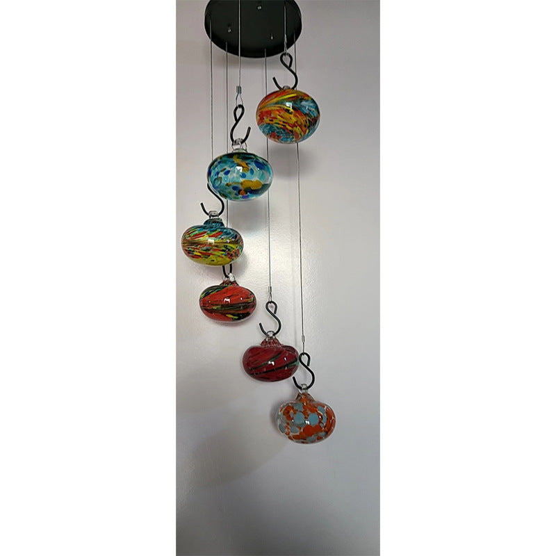 Glosrity Glasses Wind Chime Hummingbird Feeder