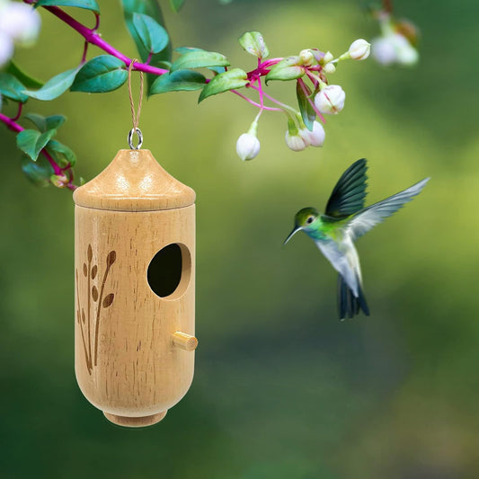 Glosrity Wooden Hummingbird House