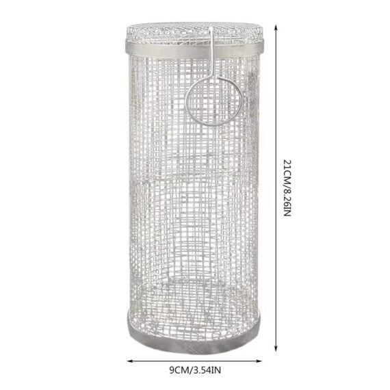 Glosrity Barbecue stainless steel wire mesh cylinder